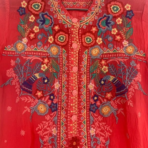 SOLD Johnny Was Mikones Tunic XS - Picture 7 of 13